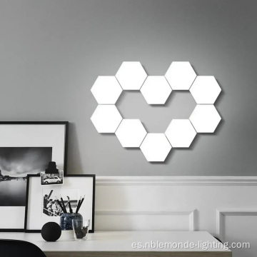 Luces de panel Hexagon Hexagon de LED RGBIC de Wifi vinculable